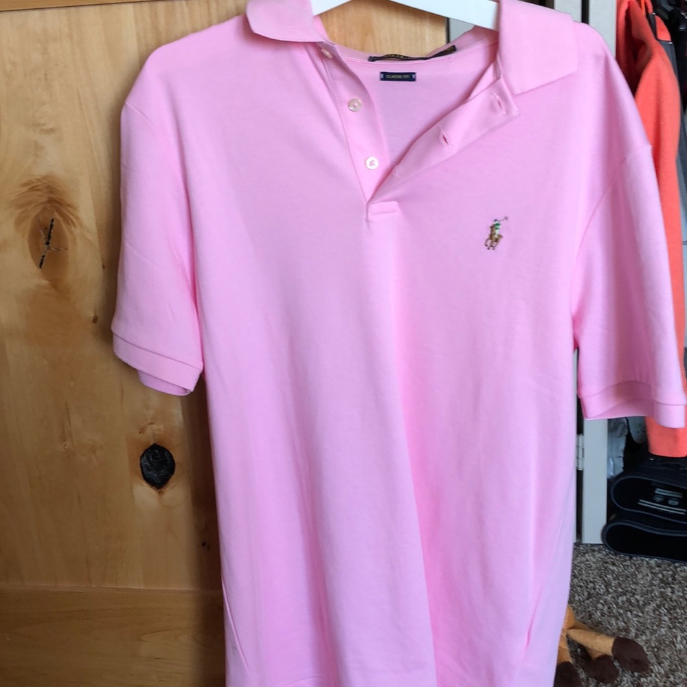 Pink polo